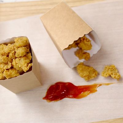 CMYK Nuggets เครื่องครัวถอดทิ้งที่สามารถทําลายชีวภาพได้ กล่องบรรจุป๊อปคอร์น