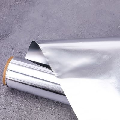 Moisture Proof Catering Wrapping Biodegradable Disposable Tableware 28mm Aluminium Foil Roll