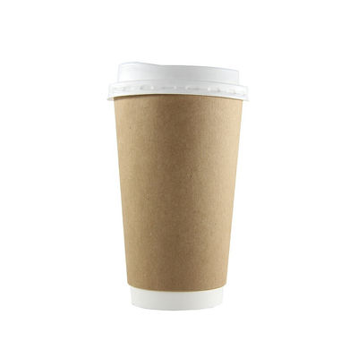 10oz 12oz PE ผิวเคลือบกระดาษกระดาษสองถ้วย ถ้วยกาแฟพิมพ์